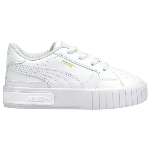 

Girls PUMA PUMA Cali Star - Girls' Toddler Basketball Shoe White/White Size 04.0