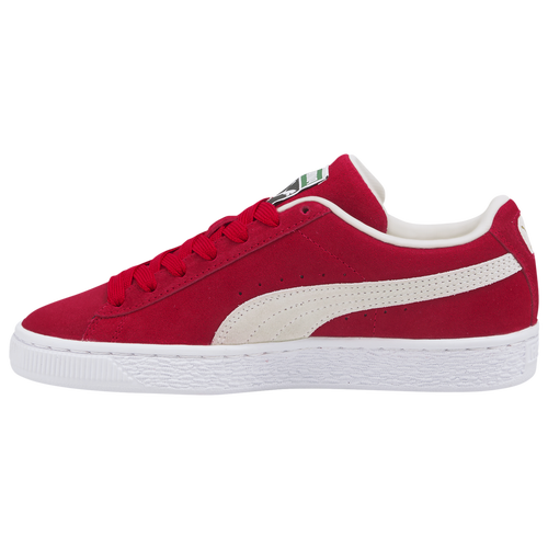 Puma Boys Suede Classic XXI Basketball Shoes Red White Size 04.0