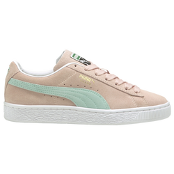 Girls' Grade School - PUMA Suede - Pink/Blue