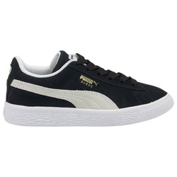 Boys' Preschool - PUMA Suede Classic XXI - Black/White