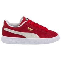 Puma suede cheap blue and red