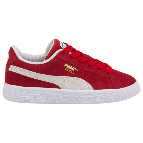 

PUMA Boys PUMA Suede Classic XXI - Boys' Preschool Basketball Shoes Red/White Size 11.0