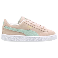 Girls' Preschool - PUMA Suede - Pink/Blue