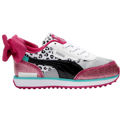 Girls' Preschool - PUMA Future Rider - Pink/Black/White