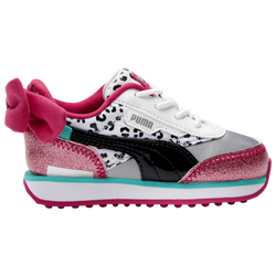 Girls' Infant - PUMA Future Rider - Pink/Black/White