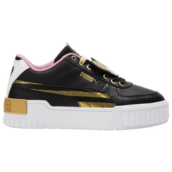 Girls' Grade School - PUMA Cali - Black/Gold