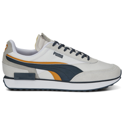 Men's - PUMA Future Rider Double - White/Gray/Tan