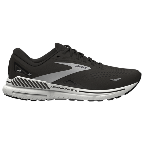 

Brooks Womens Brooks Adrenaline GTS 23 - Womens Running Shoes Black/White/Silver Size 10.0