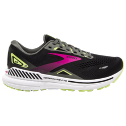Women's - Brooks Adrenaline GTS 23 - Black/Gun Metal/Sharp Green