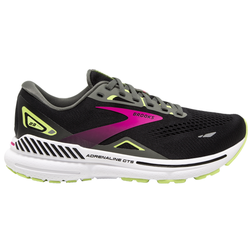 

Brooks Womens Brooks Adrenaline GTS 23 - Womens Running Shoes Black/Gun Metal/Sharp Green Size 6.5