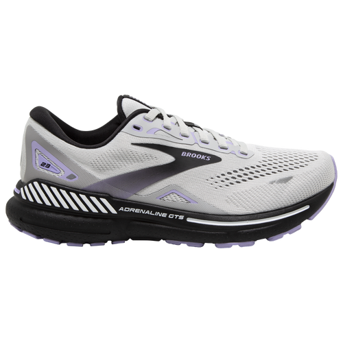 

Brooks Womens Brooks Adrenaline GTS 23 - Womens Shoes Gray/Black/Purple Size 08.5