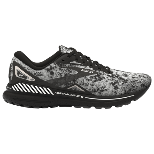 Brooks Women's Adrenaline Gts 23 Running Shoes In White/grey/black