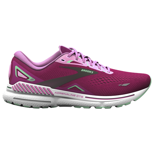 Shop Brooks Womens  Adrenaline Gts 23 In Pink/festival Fuchsia/black