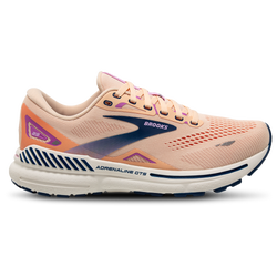 Women's - Brooks Adrenaline GTS 23 - Apricot/Estate Blue/Orchid