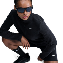 Women's - Nike NSW Phoenix Plush Long Sleeve T-Shirt - Black/Black