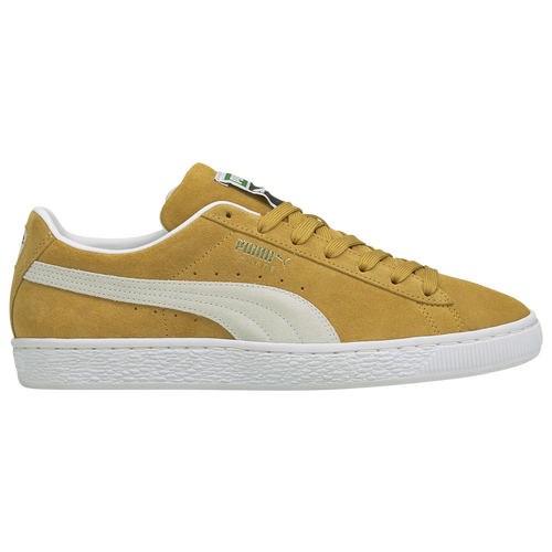 

PUMA Womens PUMA Suede Classic - Womens Basketball Shoes White/Honey Mustard Size 06.5