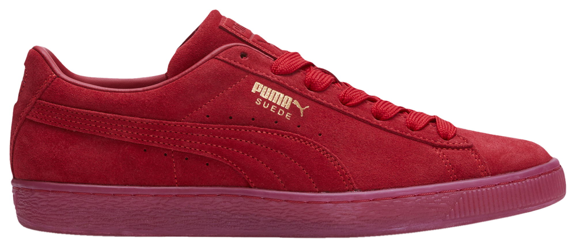 puma all red shoes