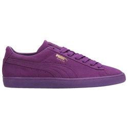 Men's - PUMA Suede Mono - Purple/Gold