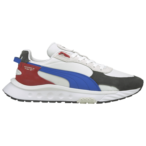 

PUMA Mens PUMA Wild Rider - Mens Running Shoes White/Red/Blue Size 10.0