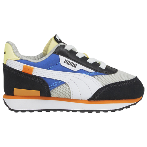 Puma Kids' Boys Future Rider In Splash White/black/blue | ModeSens