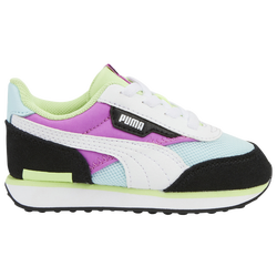 Boys' Toddler - PUMA Future Rider Splash - Puma White/Electric Orchid/Light Aqua