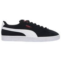Black/White/Red- Puma Suede Clsc-bk/wh/rd