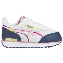 Boys' Toddler - PUMA Future Rider Twofold - Puma White/Dark Denim/Prizm Pink