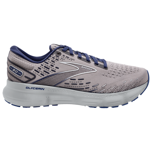 

Brooks Glycerin 20 - Mens Alloy/Grey/Blue Depths Size 9.0