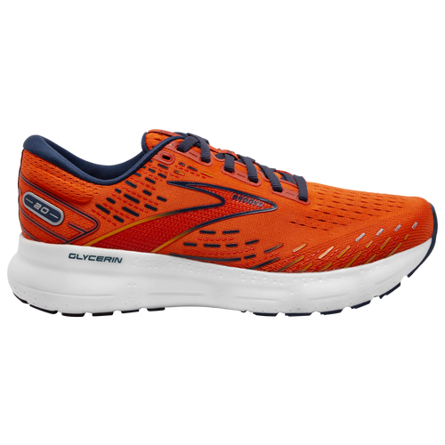 

Brooks Mens Brooks Glycerin 20 - Mens Running Shoes Orange/Titan/Flame Size 09.0