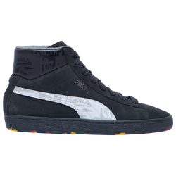 Men's - PUMA Suede Mid X - Black/White