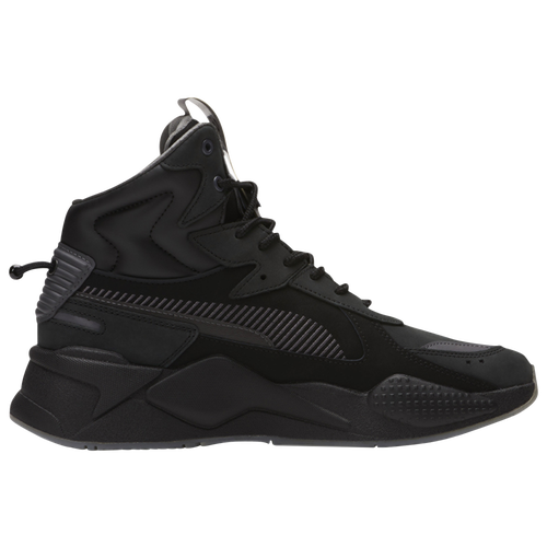 

Boys PUMA PUMA RS-X Mid - Boys' Grade School Shoe Black/Black Size 05.5