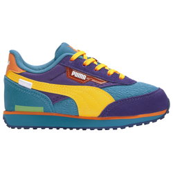 Boys' Preschool - PUMA Rider x Rugrats - Blue/Purple/Yellow