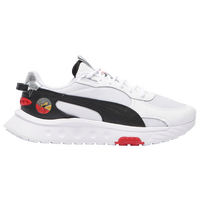 White/Black/Red- Puma Wild Rider-wh/bk/rd