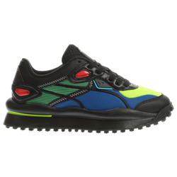 Boys' Grade School - PUMA Street Rider - Black/Yellow/Blue