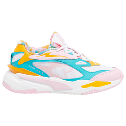 Girls' Grade School - PUMA Aura RS Fast - White/Pink/Scuba Blue