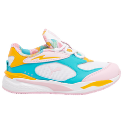 Girls' Preschool - PUMA Aura RS Fast - White/Scuba Blue
