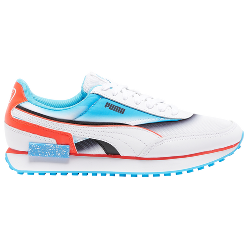 Puma Future Rider In White Red Blue Modesens