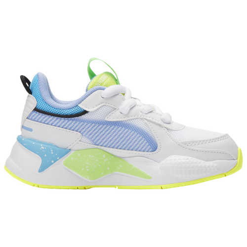 

Boys PUMA PUMA RS-X - Boys' Grade School Running Shoe White/Blue/Green Size 04.5