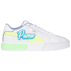 Grade School - PUMA Cali Star - White/Yellow/Blue