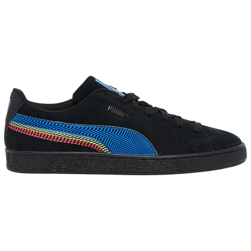 

PUMA Mens PUMA Suede Triplex - Mens Shoes Blue/Black/Red Size 10.5