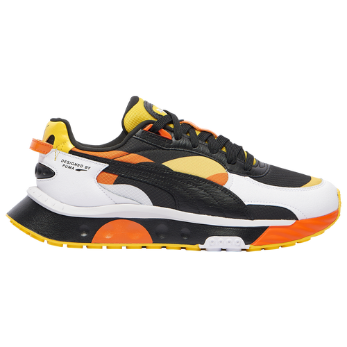 Puma Mens Wild Rider In White/orange/yellow | ModeSens