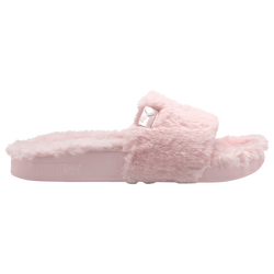 Women's - PUMA W Leadcat YLM Fluff Slides - Pink/Pink