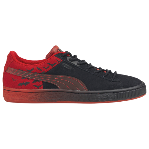 

Boys PUMA PUMA Suede - Boys' Grade School Basketball Shoe Black/Red Size 06.0