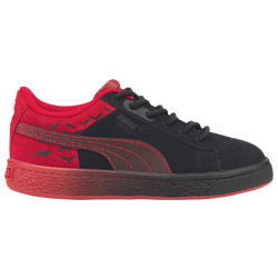 Boys' Preschool - PUMA Suede Batman - Black/Red