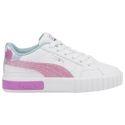 Girls' Preschool - PUMA Cali - White/Pink/Teal