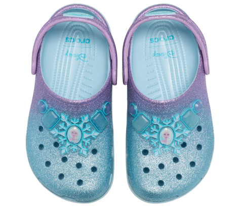 Grade School Crocs Frozen Elsa Classic Clogs