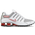 Nike Shox NZ  - Men's White/Metallic Silver/Sport Red