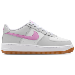 Boys' Grade School - Nike Air Force 1  - Off White/White/Magenta