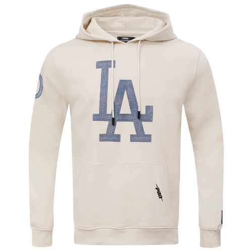 Pro Standard Dodgers Pullover Hoodie - Pro Standard Linen
