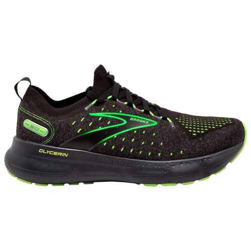 

Brooks Glycerin Stealthfit 20 - Mens Black/Green Gecko/Pearl Size 10.5